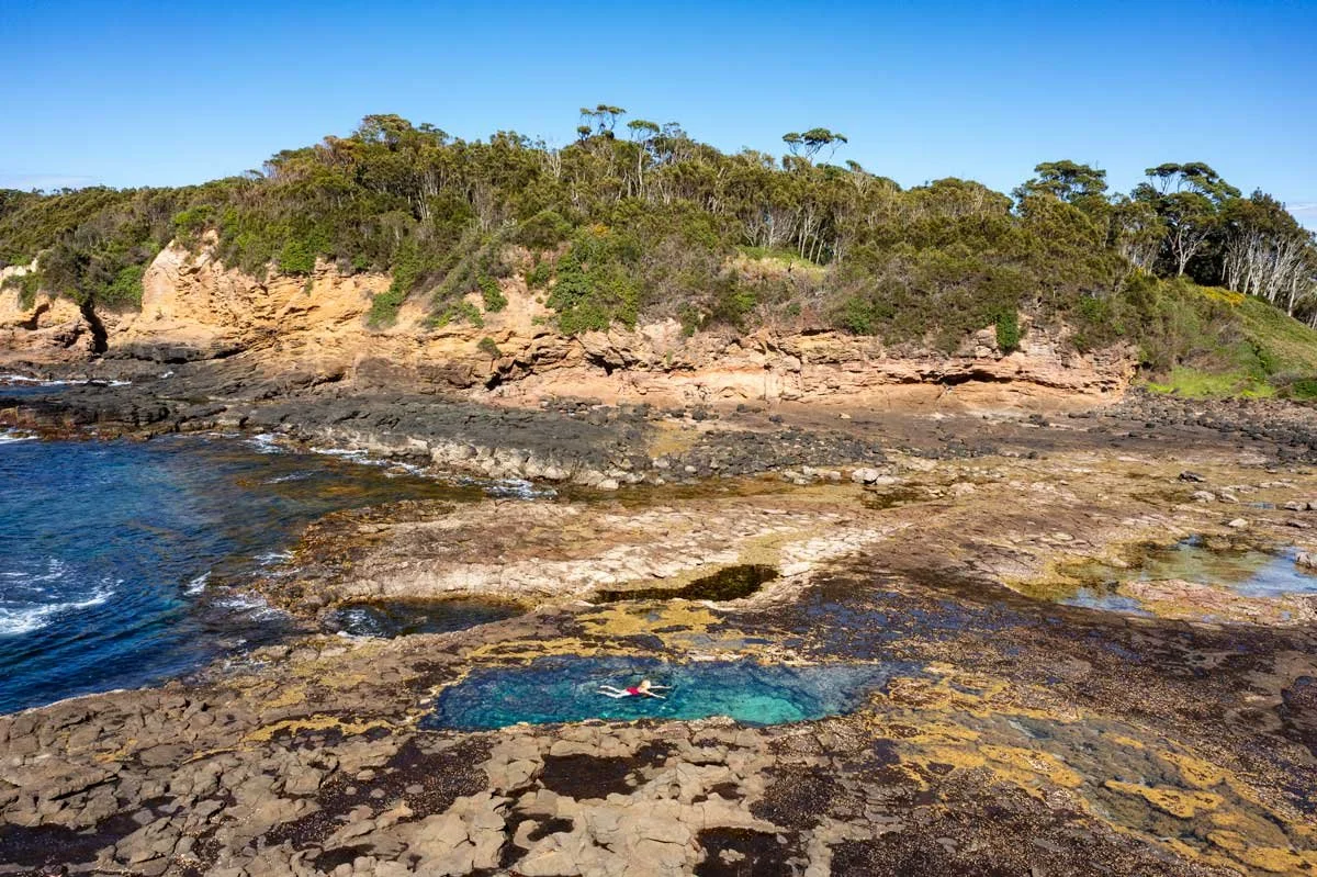 Bendalong Blue Pool: an incredible azure rockpool close to Jervis Bay