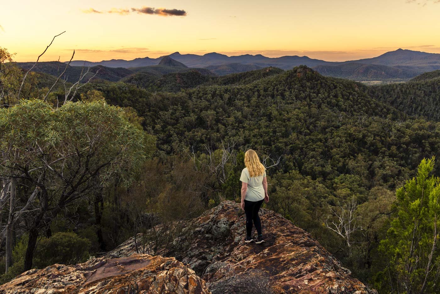 Goulds Circuit: one of the best sunset views in NSW