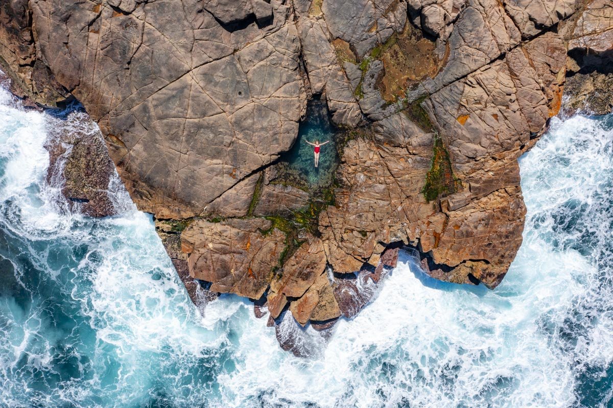 Big Rocky Island Rockpools: isolated blue pools for a glorious secluded swim