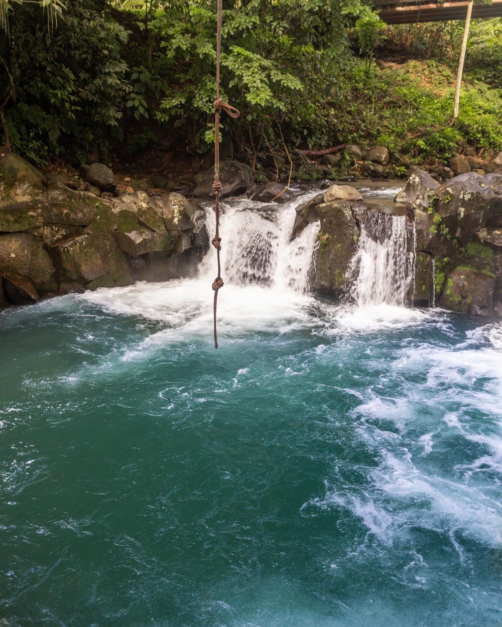 The El Salto Rope Swing and hidden swimming spot beyond — Walk My World
