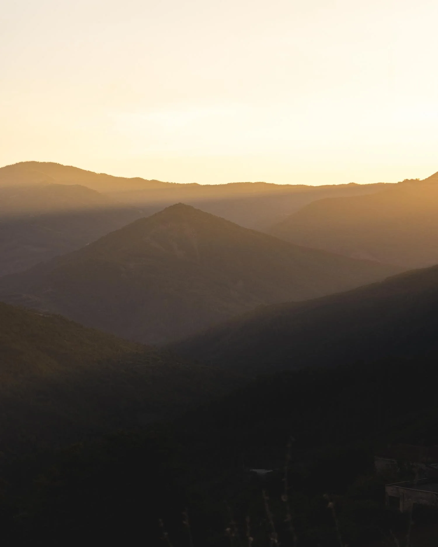 Sunset at pirogoshi cave