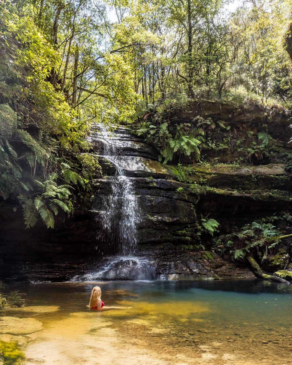 Swimming at Pool of Siloam, Leura