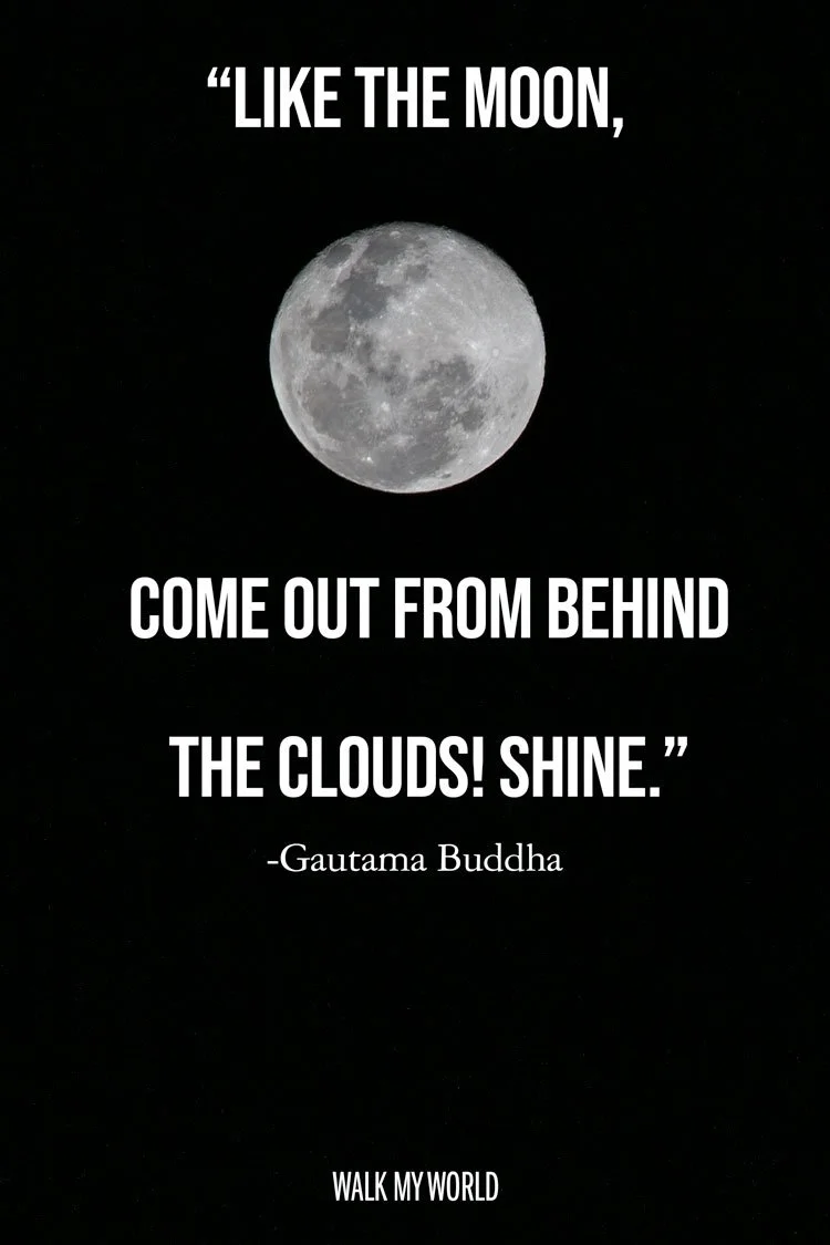 50 Inspirational Moon Quotes Walk My World