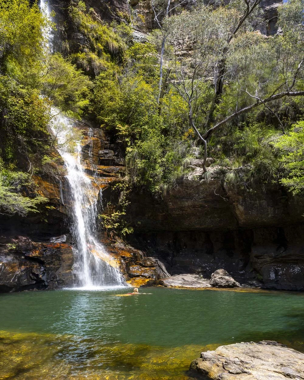 Minnehaha Falls - Walks in the Blue Mountains