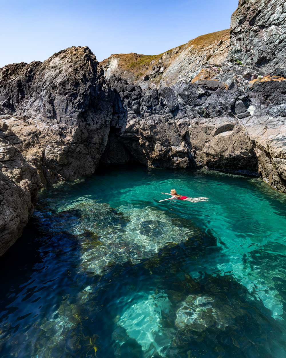 Kynance cove mermaid pool