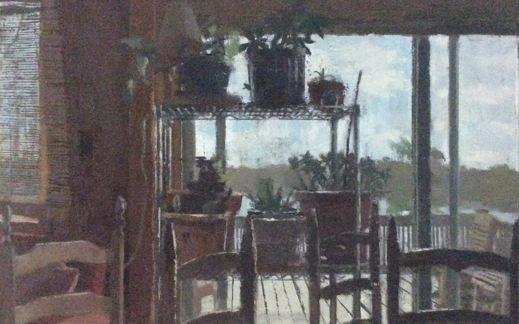 Potted Plants at the Lake