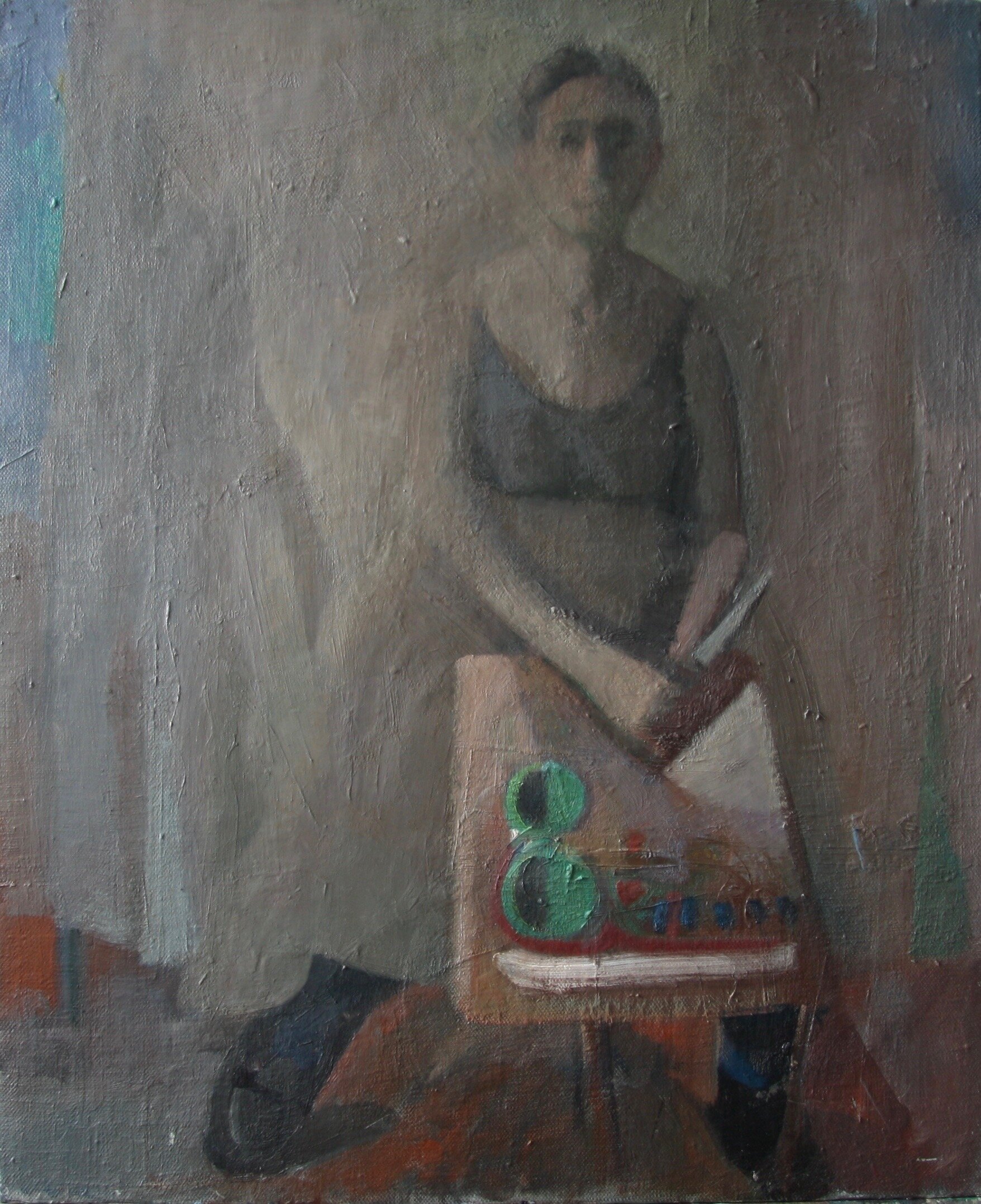 Self Portrait with Painting Knife