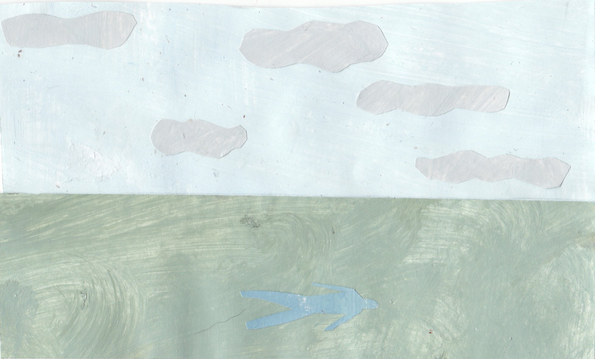 Salt Doll in the Ocean