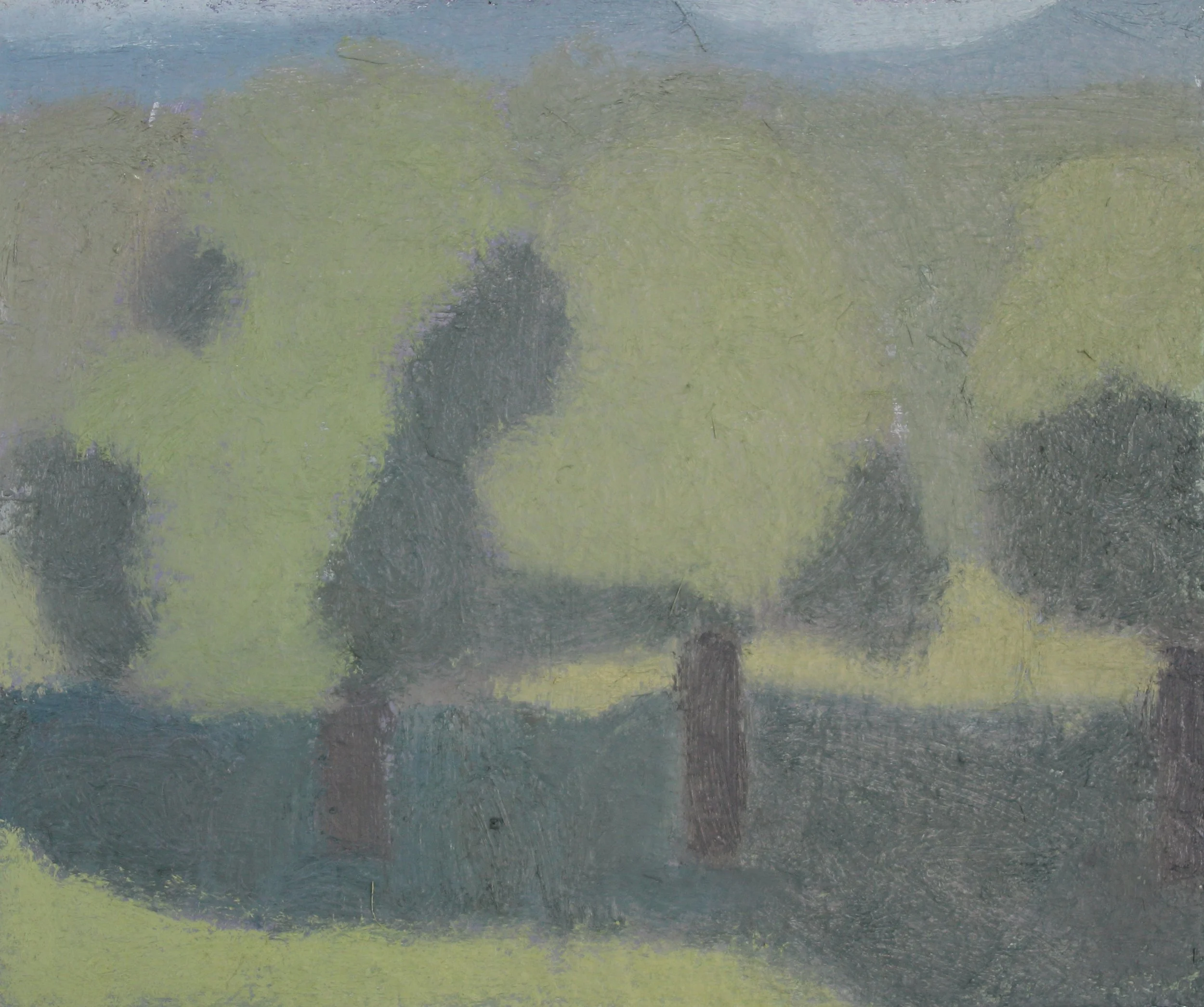 Three Trees and Mountains