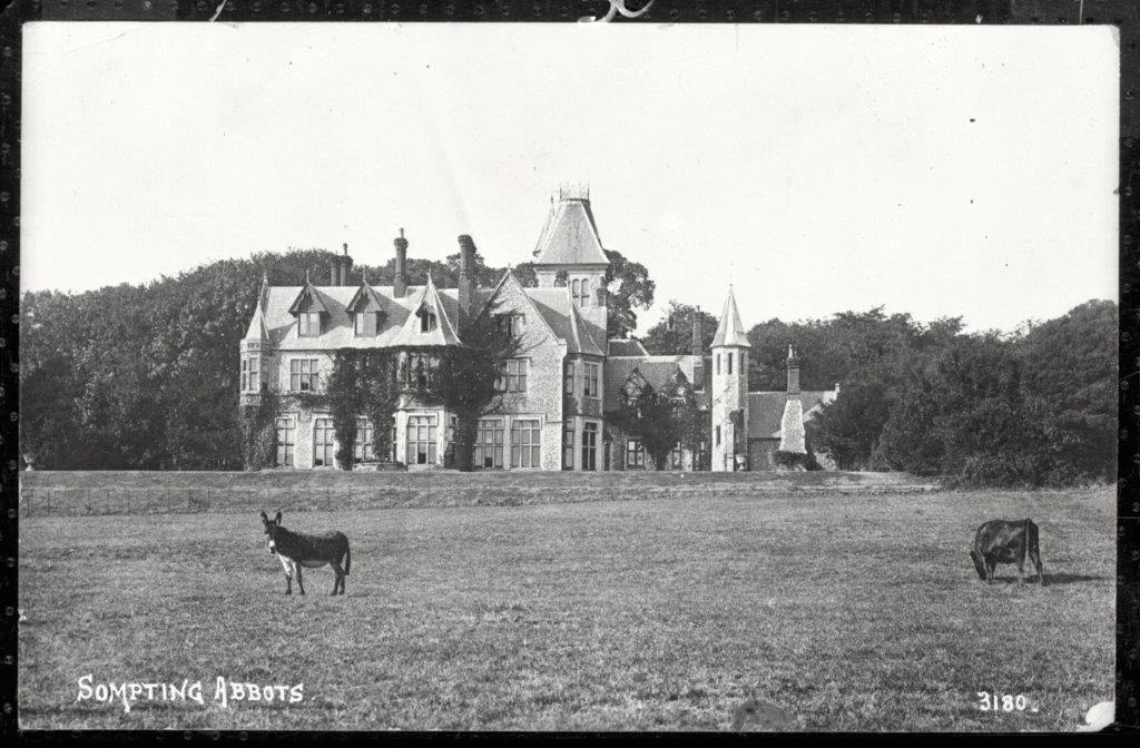 Undated photo of Sompting Abbotts, circa 1920