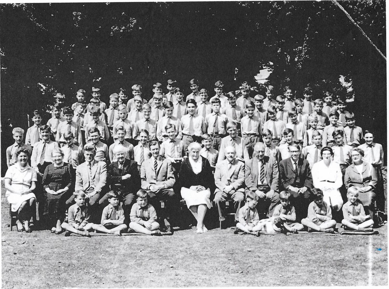 School photo from 1963 when Dr Richard Stillman was a pupil at the school. He’s pictured 5th from the right on the third row. Seated at the front are the teachers. From left: Mrs Wyre, Miss Gingell, Mr Stamford, Mr ‘Ding Dong’ Bell, Headmaster Mr George Rutherford, Mrs Molly Sinclair, Captain King, Mr Esdule, Mr Rocket, Matron Miss Law and Miss Grace