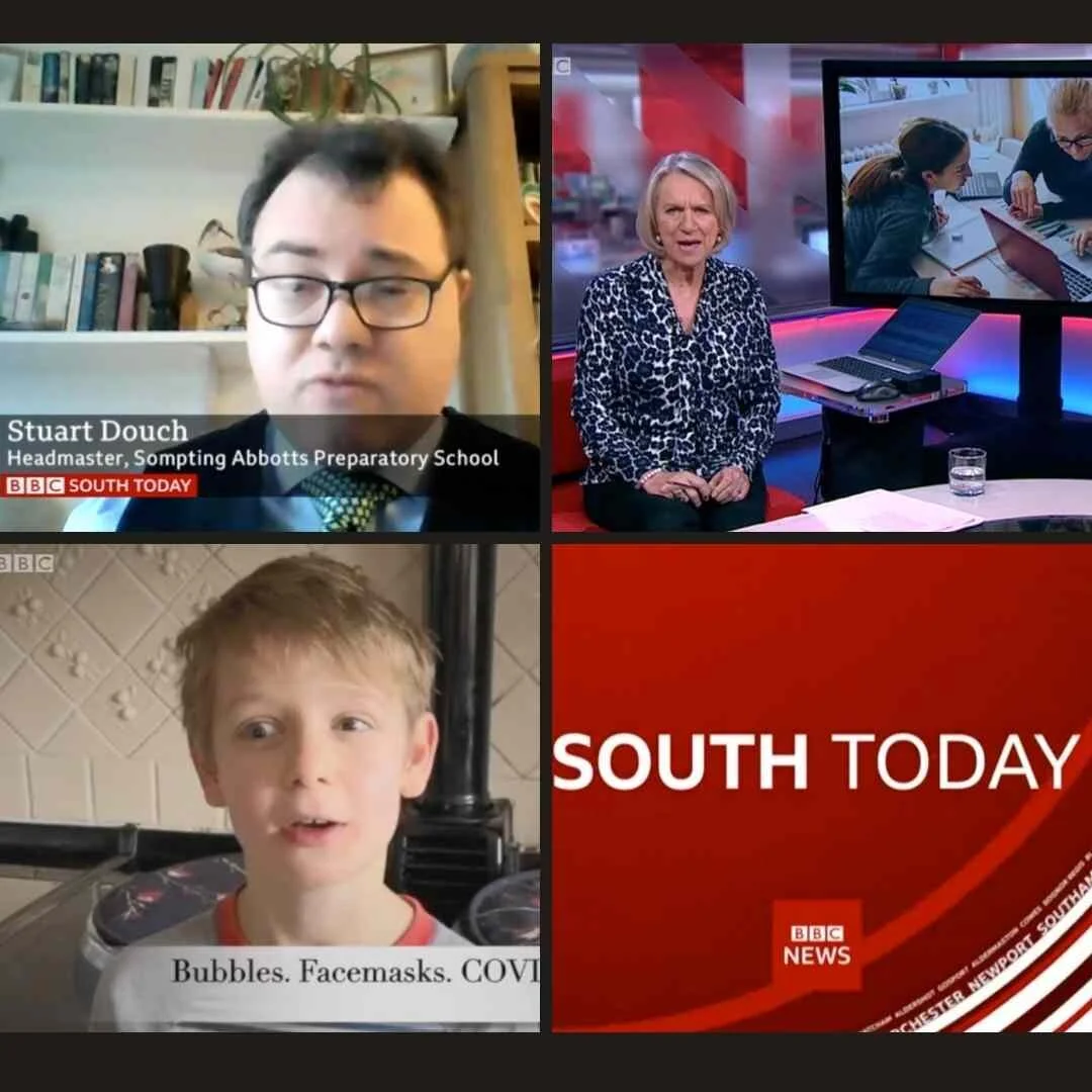 Sompting Abbotts' Headmaster Stuart Douch is BBC News guest