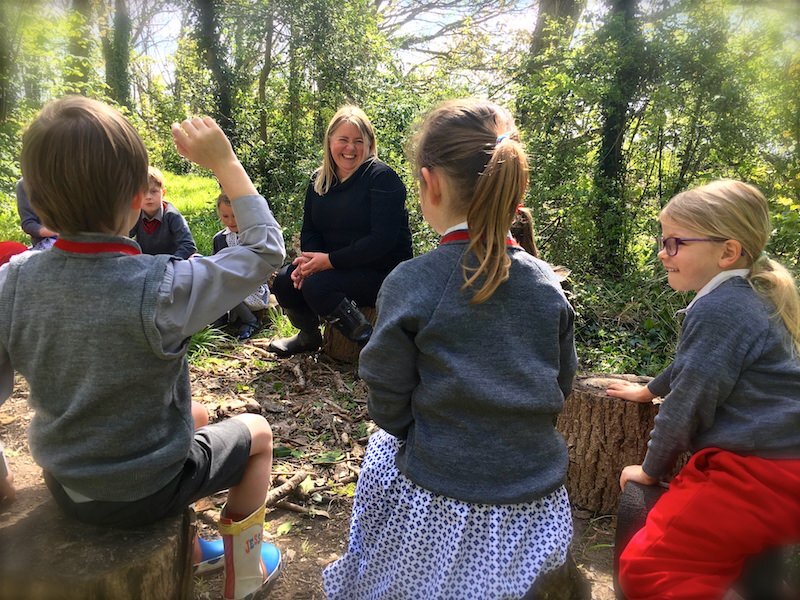 small class sizes outdoor learning sompting abbotts.jpg