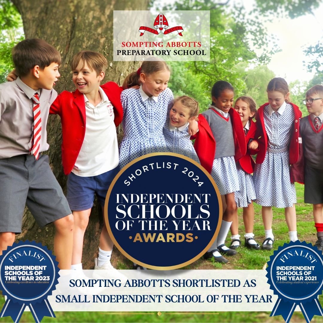 Exciting news to end the summer term! Sompting Abbotts Preparatory School has been shortlisted for 'Small Independent School of the Year' in the prestigious Independent Schools of the Year awards, competing against over 2,600 independent schools acro