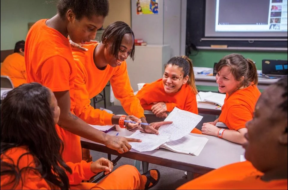 Women are earning college credits while in jail through a partnership of Five Keys, City College of San Francisco, and the San Francisco Sheriff’s Department. -ROBINSON KUNTZ