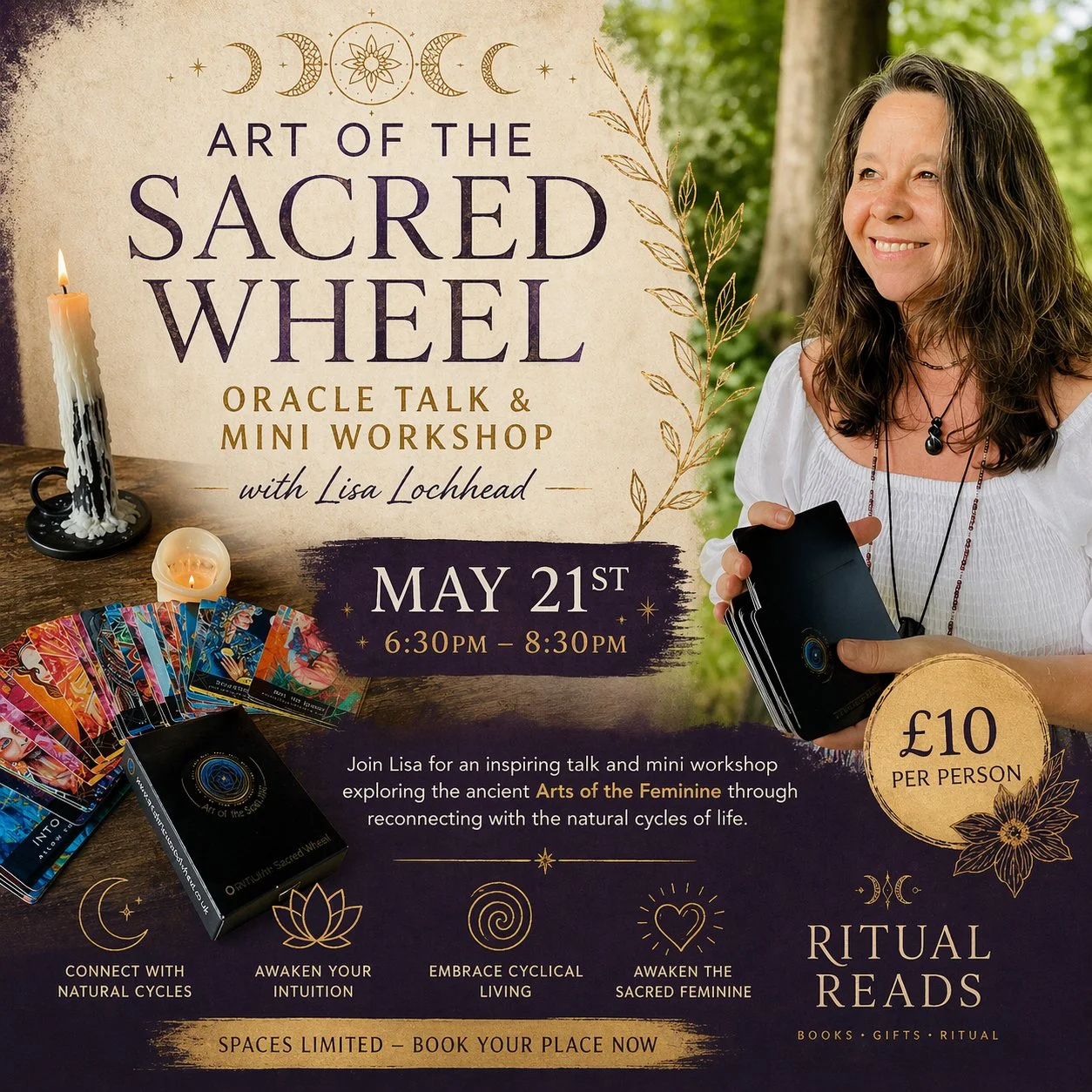 'Art of the Sacred Wheel' Oracle - Talk &amp; Mini Workshop At Ritual Reads