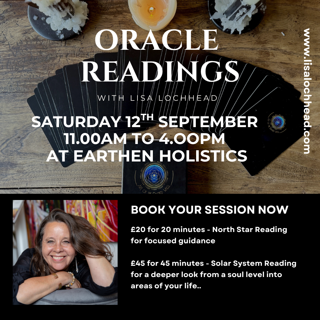 Oracle Readings at Earthern Holistics, Jackfield, Ironbridge. 