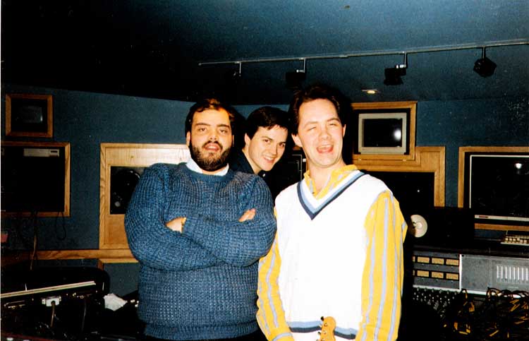 Mark, Roddy and myself old Studio 5