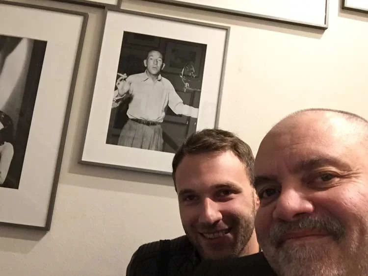Stefan Doering, me and Noel Coward