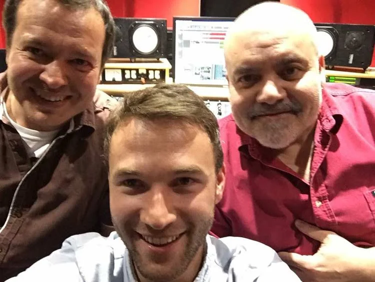 Stefan, Alex and I (mastering Brave)