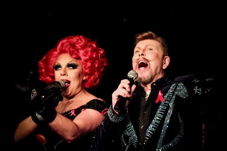 La Voix and James Biddlecombe cohosts at the RVT