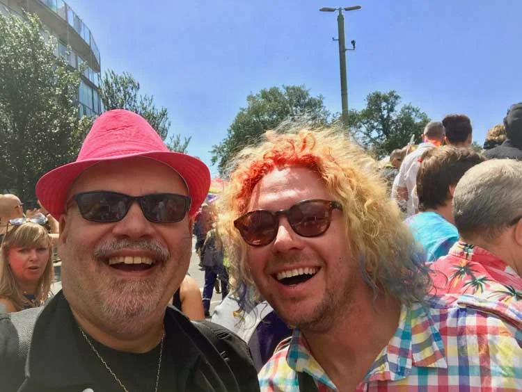 Moi and Dave Pop!