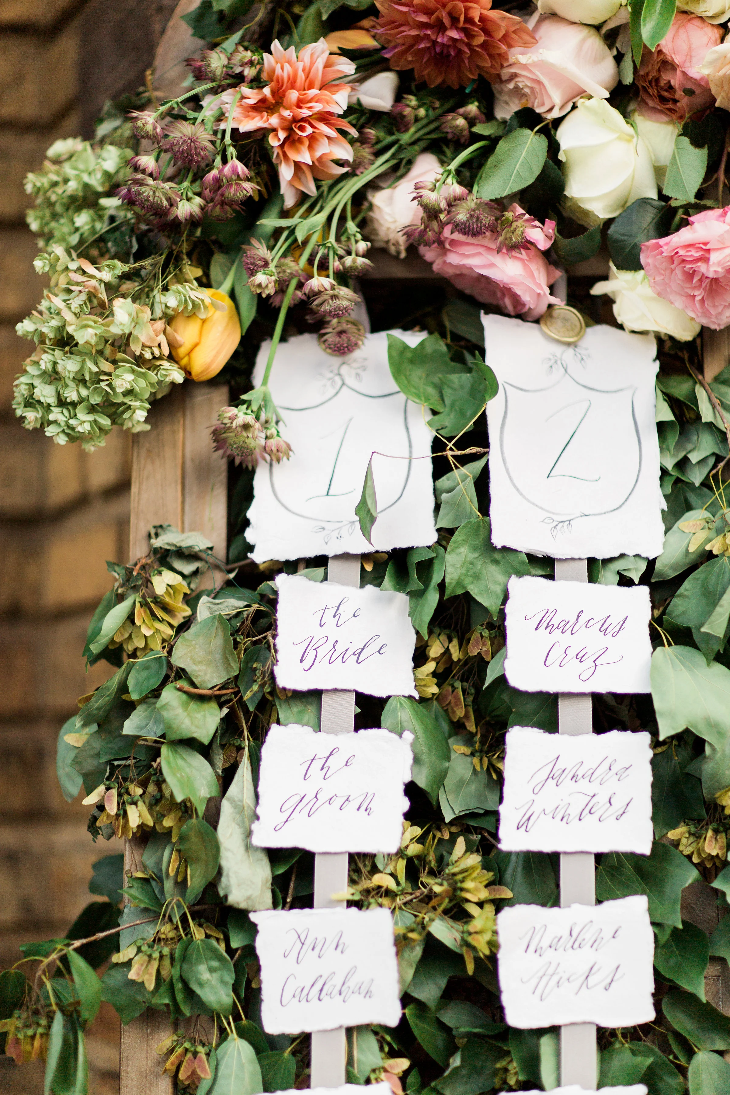Florals: Thorne & Thistle // Photos by Heart See this post for full list of vendors