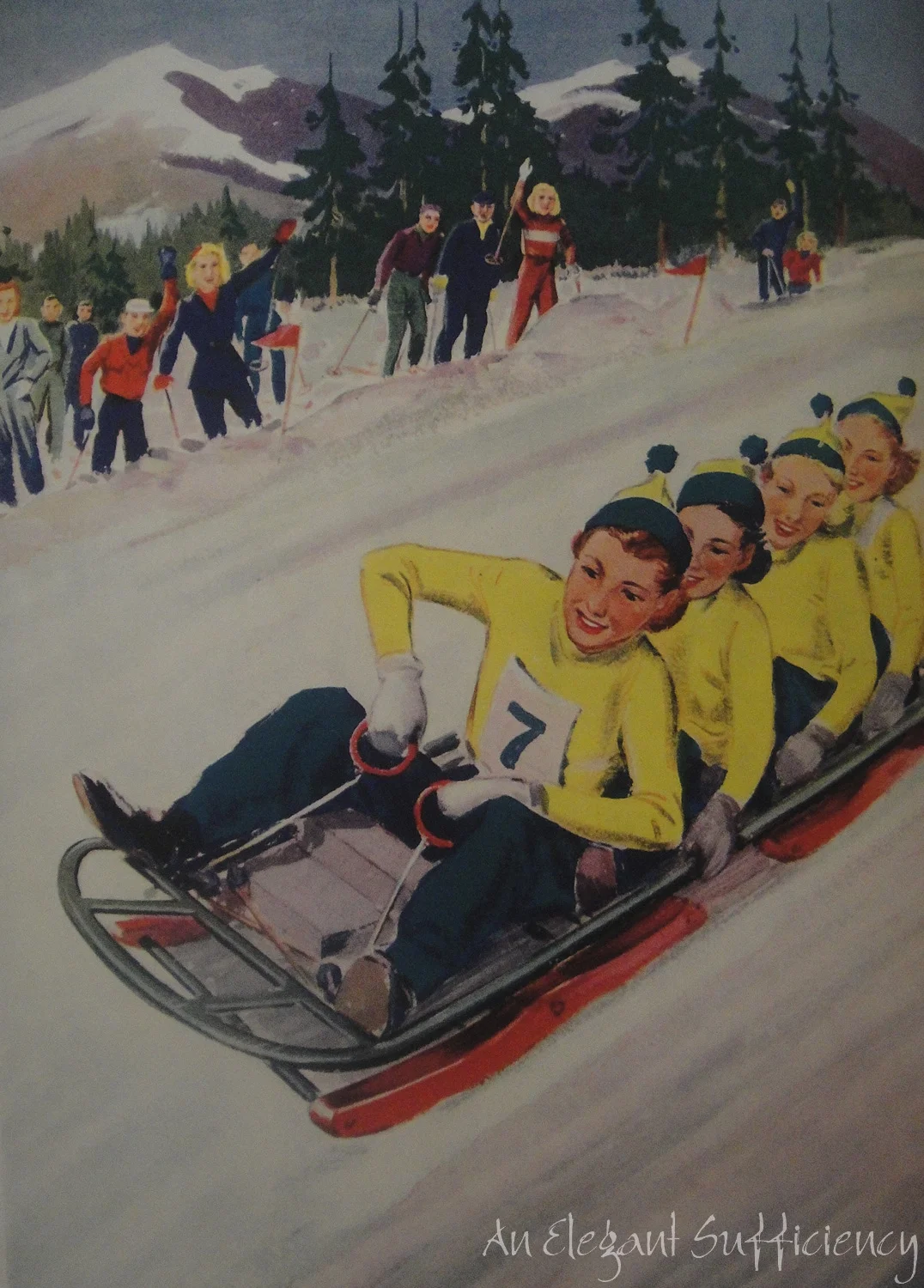 The Last Bend on the Bobsleigh Run