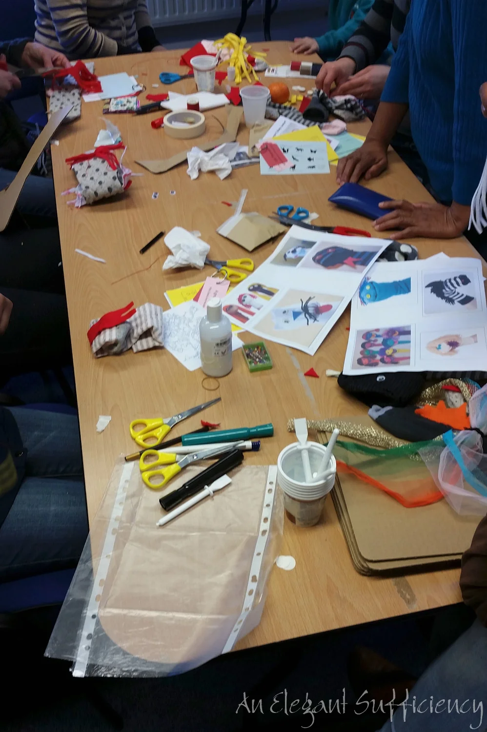 Little books and sock puppets