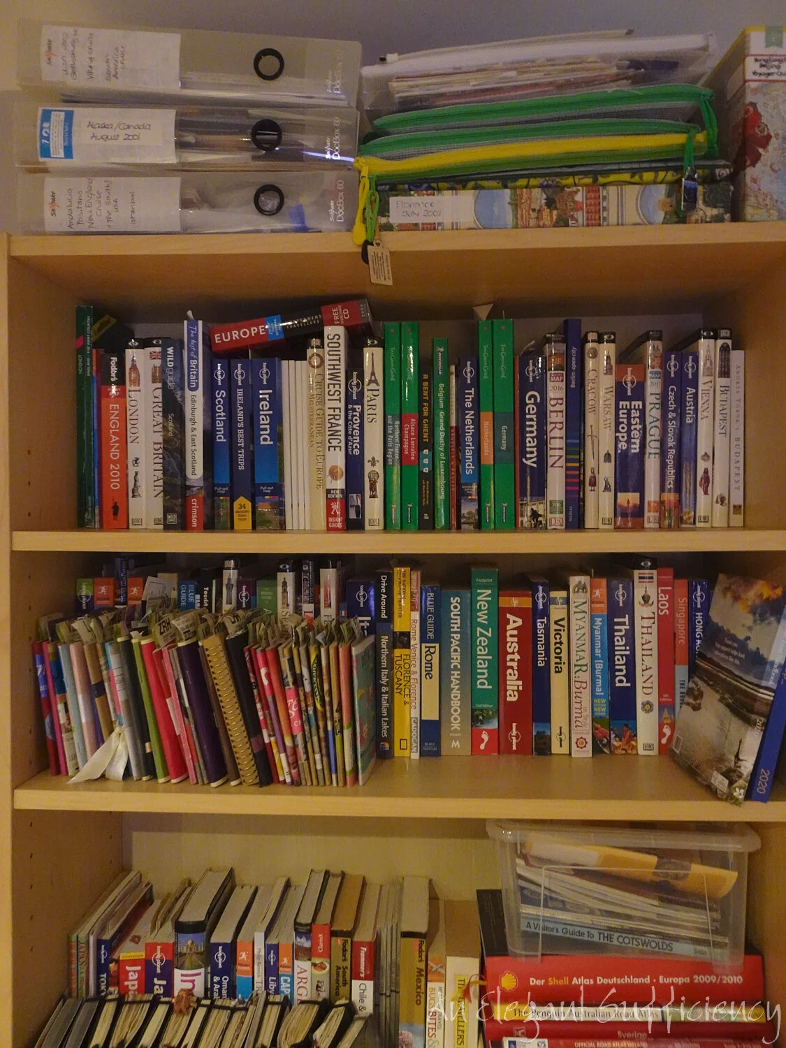 No room on the shelf