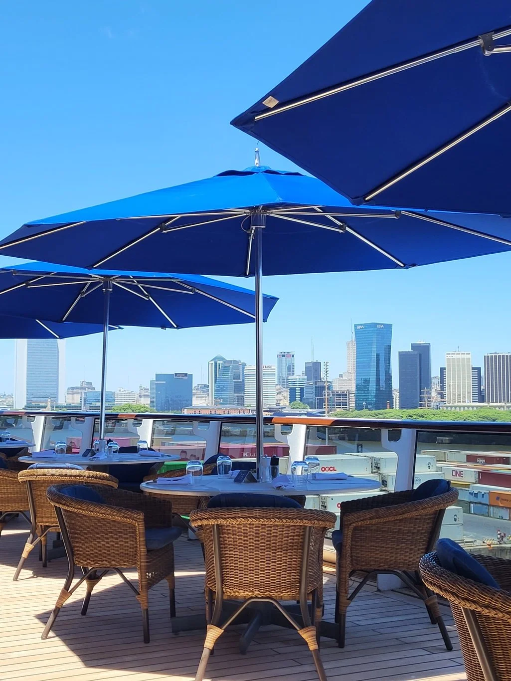 Most certainly "here"