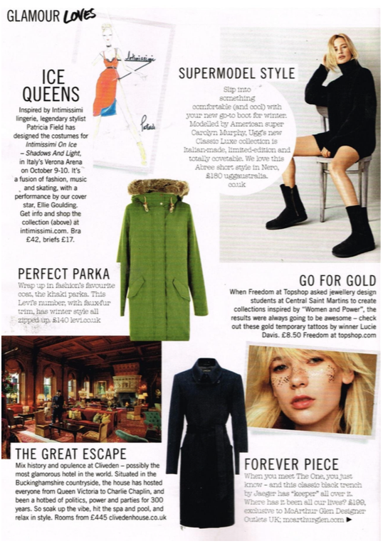 Glamour Magazine, November 2015, U.K.