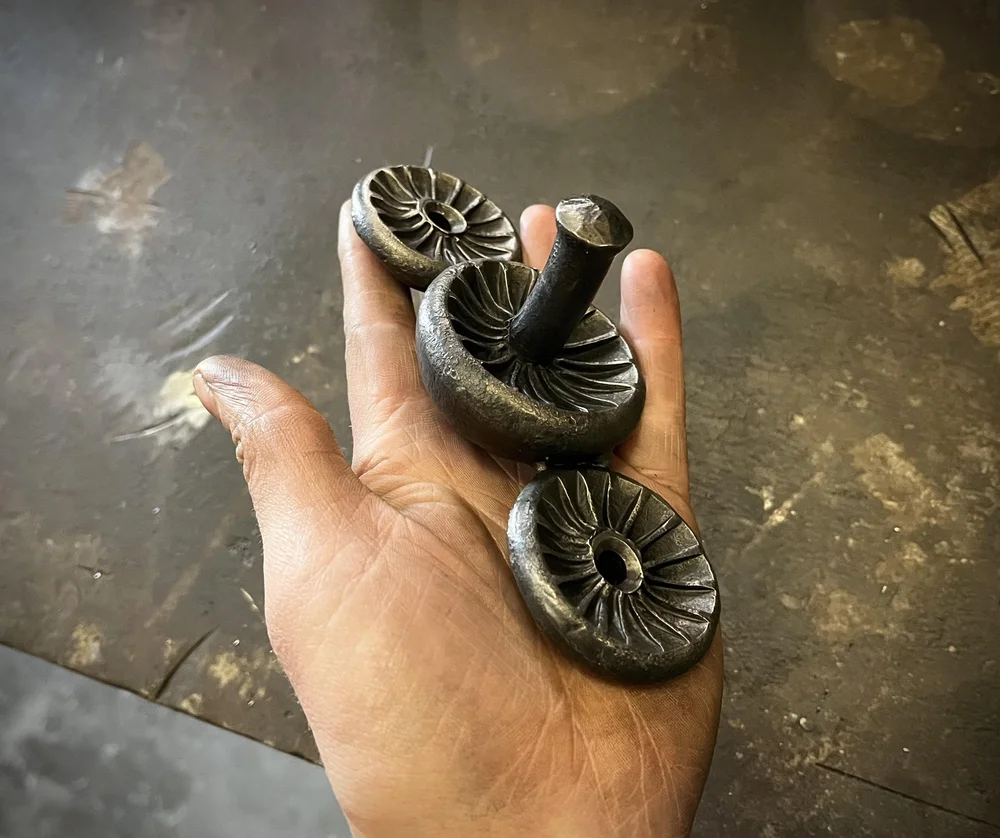 Mushroom Wall Hook Andvari Strong Load-Bearing Wooden Mushroom