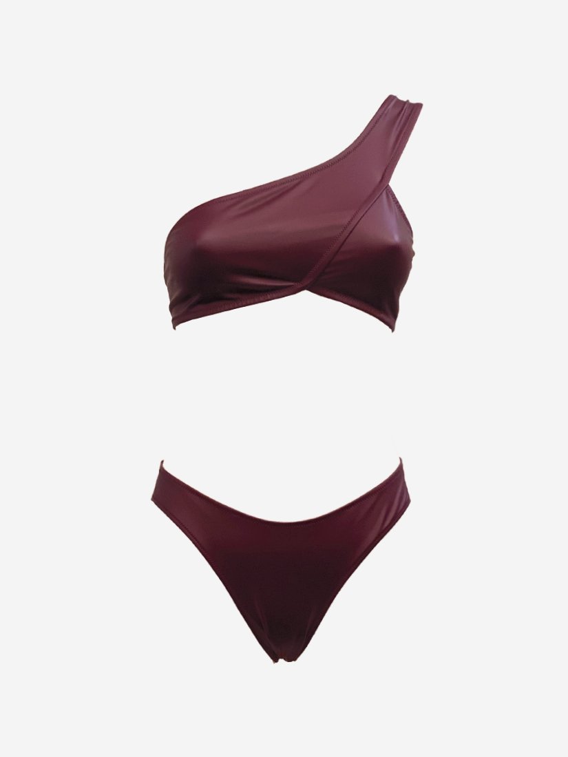 LA ESTRELLA bikini in tawnyport alek leather effect front.jpg