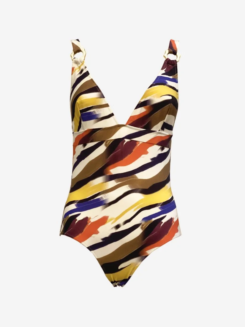 CROSSY ONEPIECE IN  OCTILUCA PRINT