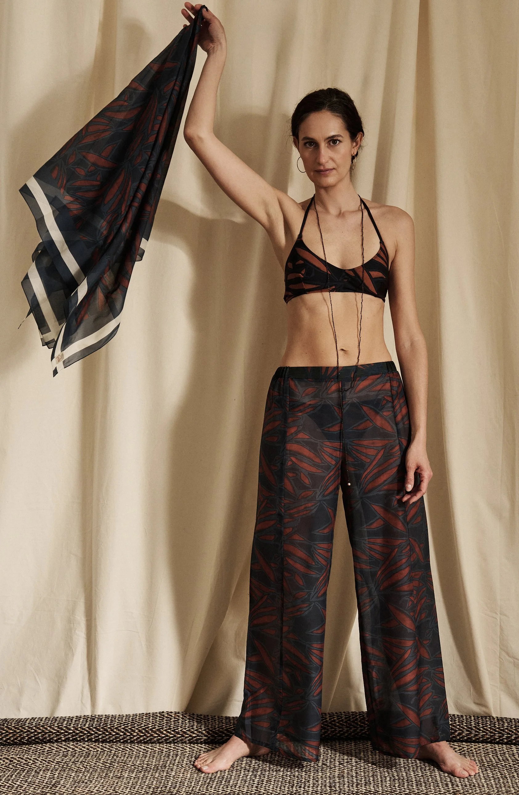 TARTANA pants + POSITANO pareo cotton&silk voile + STRAIGHT bikini in kamala print front1.jpg