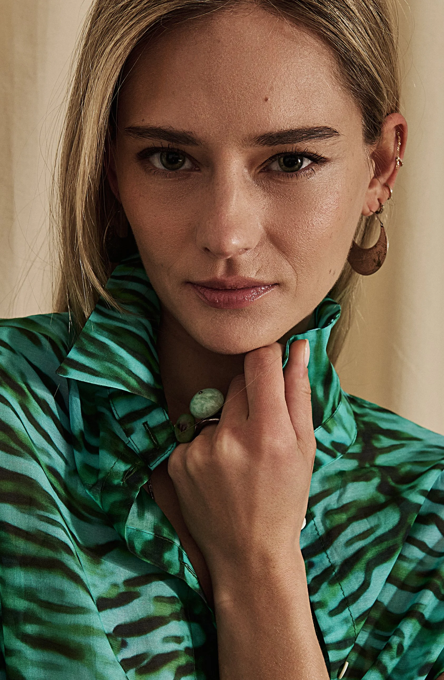 PANTELLERIA shirt + TARTANA pants cotton&silk voile in hawa print front detail.jpg