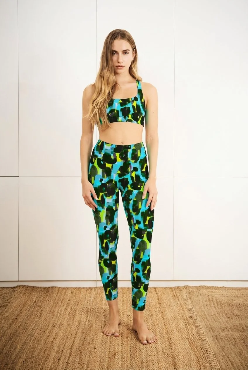 ALAIA LEGGINS IN TROPICAL  MARACAIBO PRINT