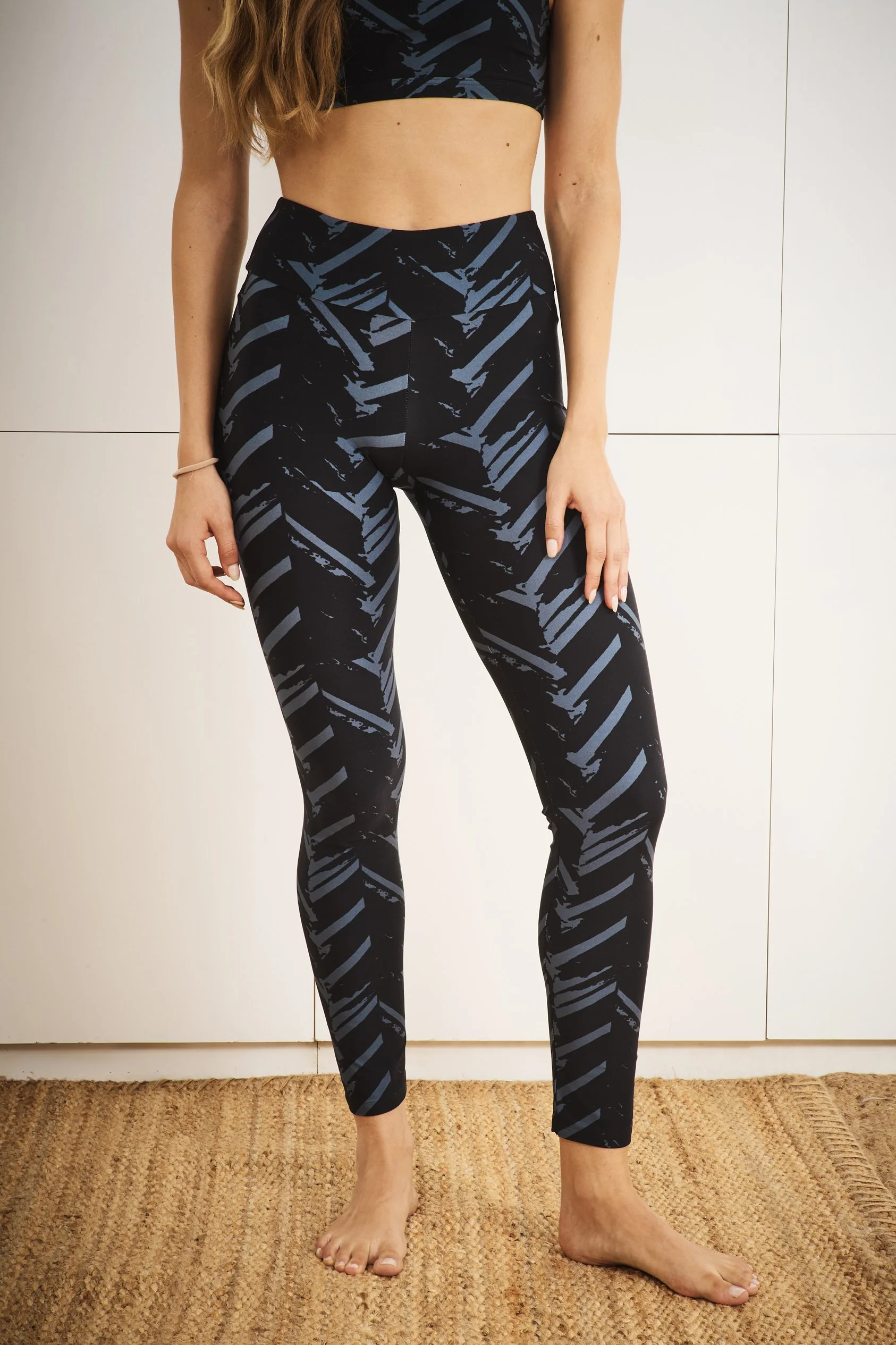 ALAIA leggins + EQUINOX top in black love print front detail - STUDIO.jpg