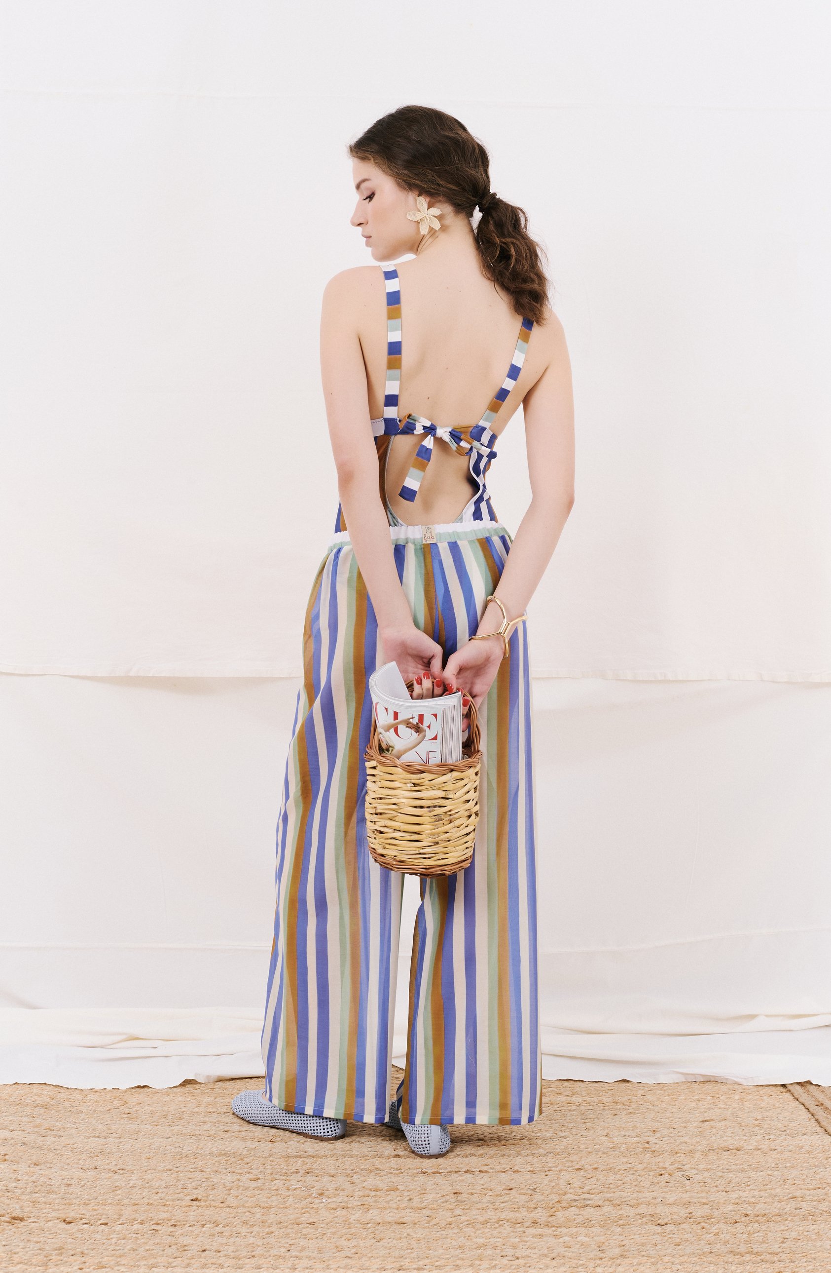 TARTANA pants + CROSSY onepiece in dinar print back.jpg