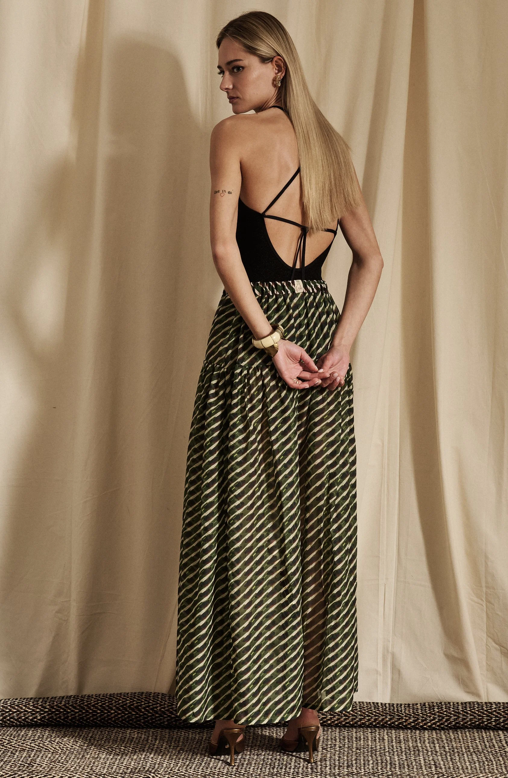 GOA skirt cotton&silk voile in saree print + KEY WEST onepiece in lux back side.jpg