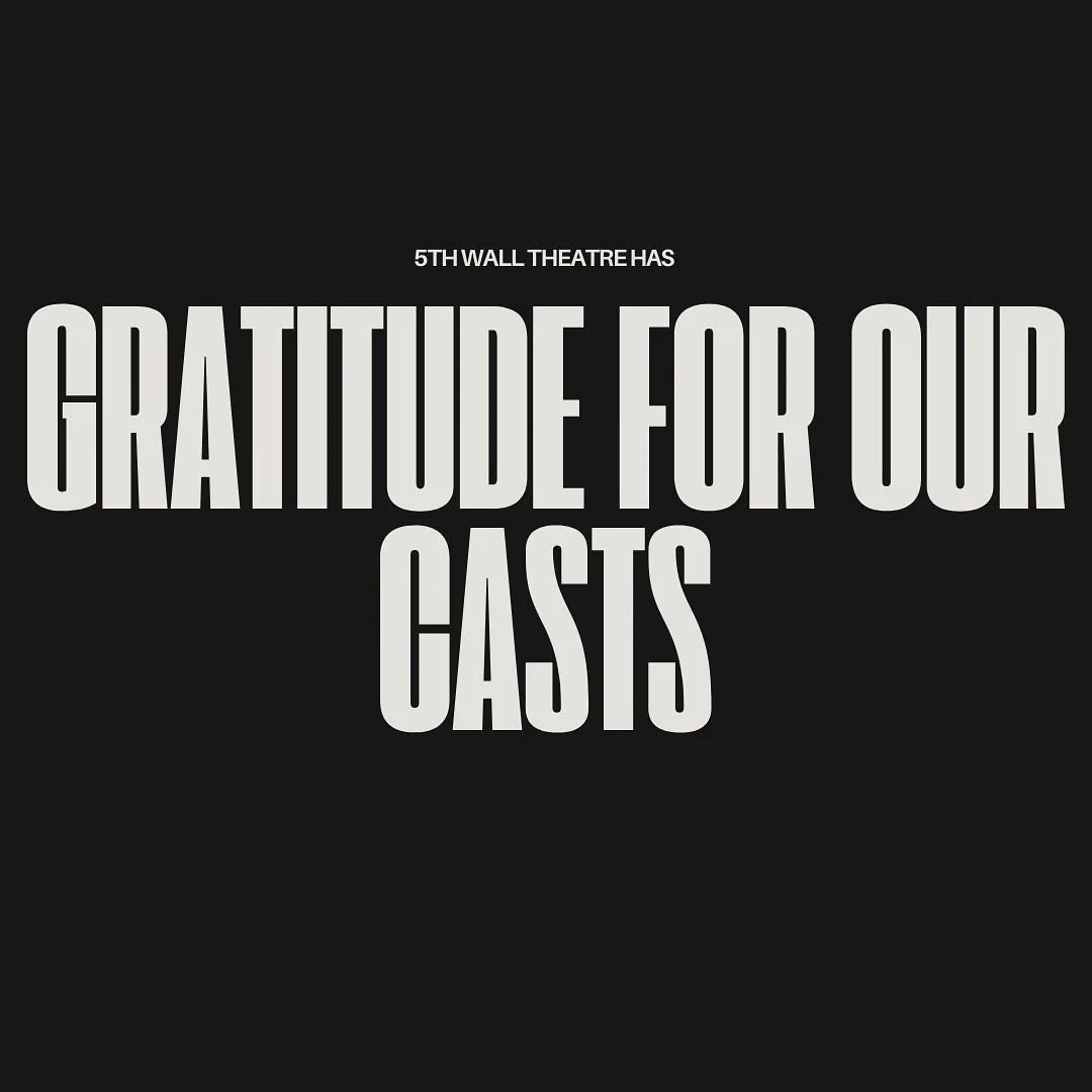 The heart of every production is its cast&mdash;the incredible performers who breathe life into our stories, connect with our audiences, and leave lasting impressions. 💖

In our return to theatre, we were honored to work with extraordinary talent on