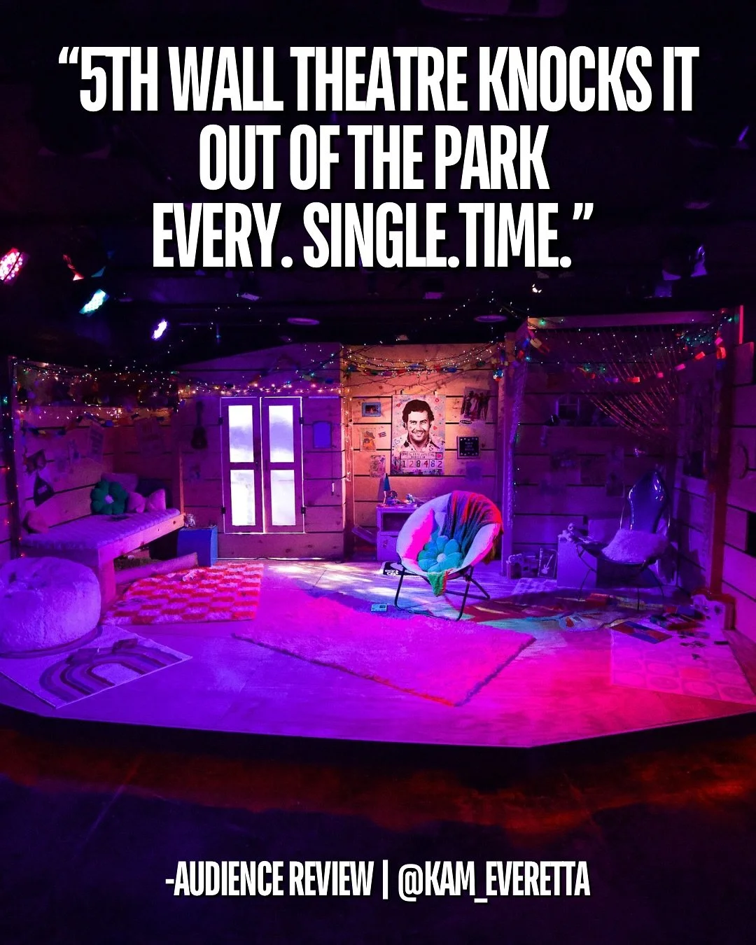 Congratulations to the phenomenal cast and creative team of OUR DEAR DEAD DRUG LORD for an unforgettable, wildly successful run! This production was more than just a show; it was an electric start to our 2025/2026 Season and the first production in o