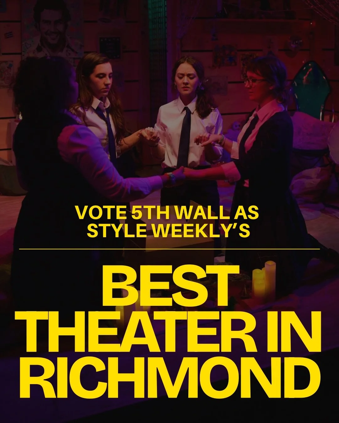 5th Wall Theatre is only possible because of the people who make it: our audiences, our artists, and our community. We&rsquo;re deeply thankful to be creating work alongside you.

If you believe in what we&rsquo;re building, we would be honored to ha
