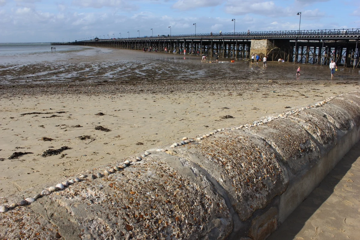 Shell Gallery along the groyne