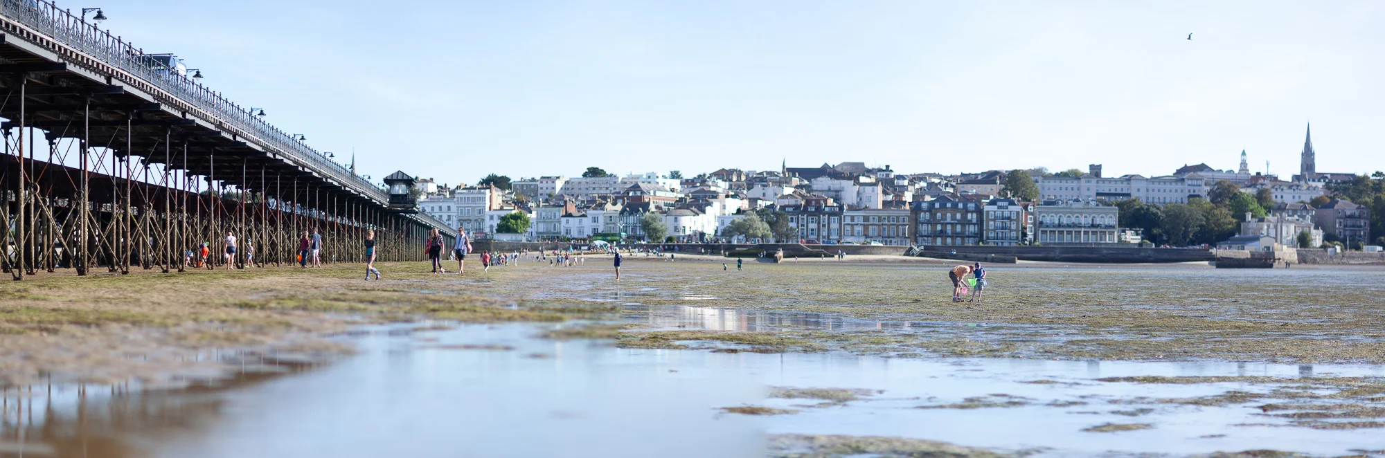 Ryde's historic townscape from the End of The Pier Pic by Julian Winslow