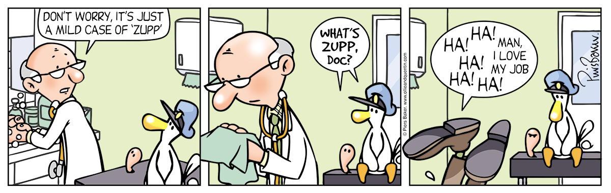 Ollie and Quentin Comic Strip