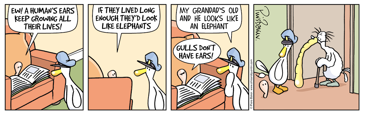 Ollie and Quentin Comic Strip