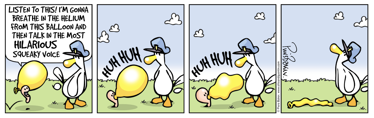 Ollie and Quentin Comic Strip