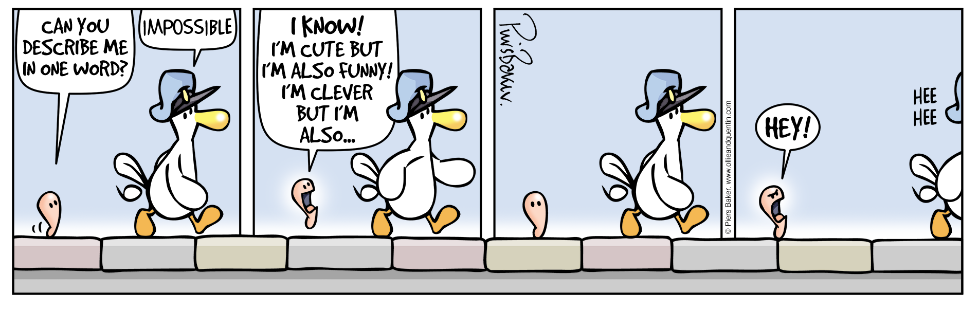 Ollie and Quentin Comic Strip